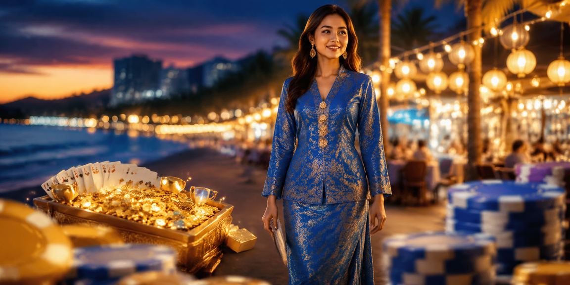 Permainan kasino rummy baju kurung di Penang Malaysia
